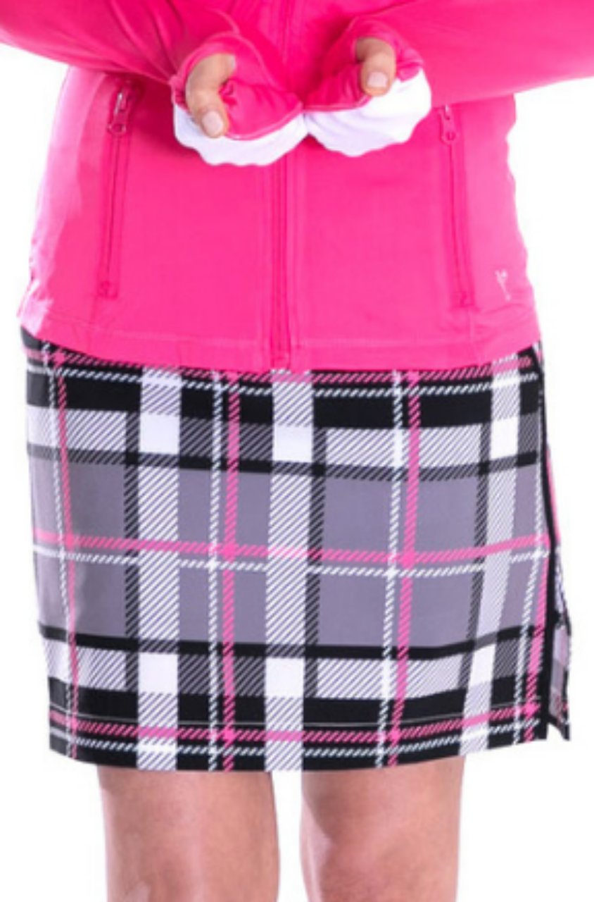 Plaid Performance Stretch Skort | Risk Taker