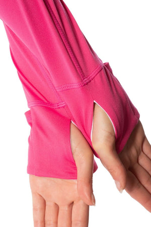 Hot Pink Double-Zip Sport Jacket