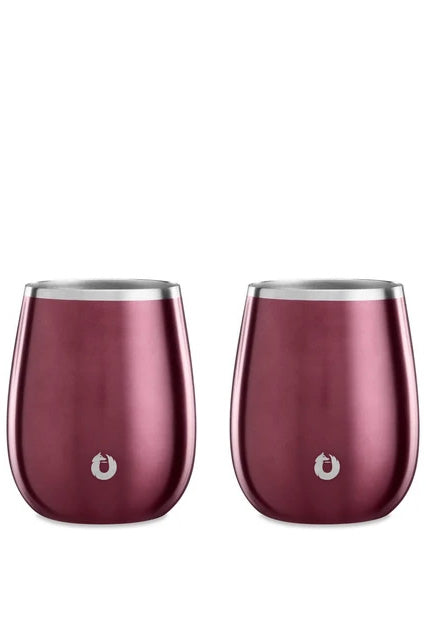 SNOWFOX Stainless Steel Chardonnay Wine Glass (Set of 2)