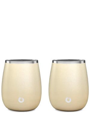 SNOWFOX Stainless Steel Chardonnay Wine Glass (Set of 2)