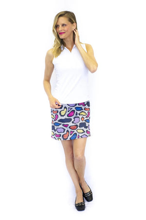 Pull-On Stretch Skort 18" | Jungle Juice