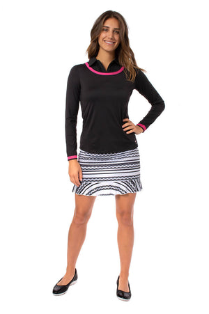 Pull-On Ruffle Stretch Skort 18" | Ice Cream Sandwich