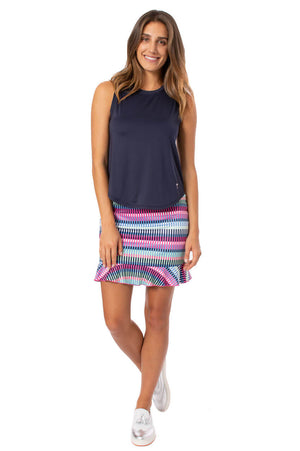 Pull-On Ruffle Stretch Skort 18" | Tutti Frutti