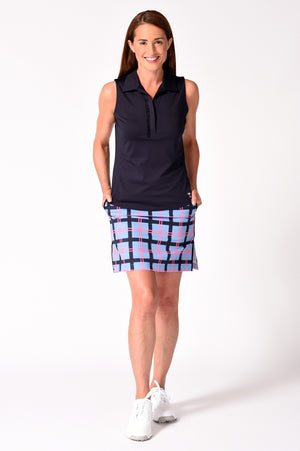Plaid Performance Stretch Skort | Hopscotch