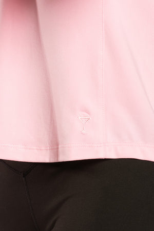 Cute light pink golf martini pullover