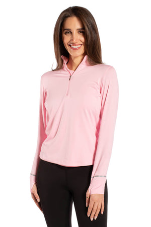 Women wearing cute pink pullover with stylish athletic legging