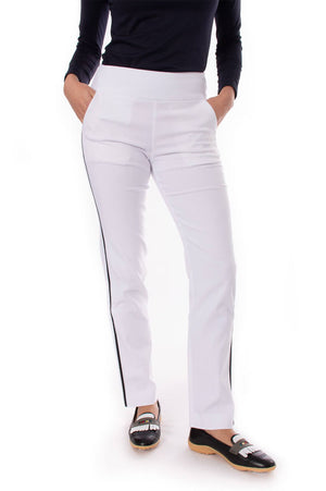 White Trophy Pull-On Pant