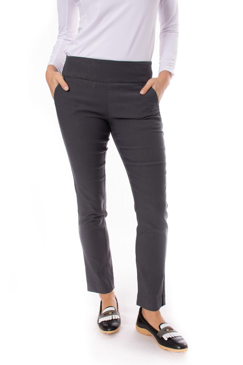 Charcoal Trophy Pull-On Pant