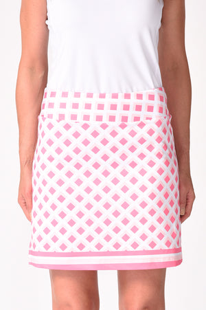 Pull-On Stretch Skort | Tic Tac Toe