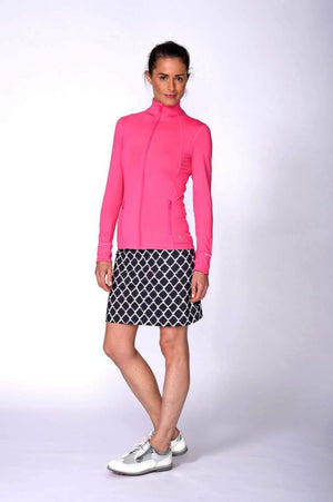 Women's Jackpot Black & White Pull-On Tech Skort