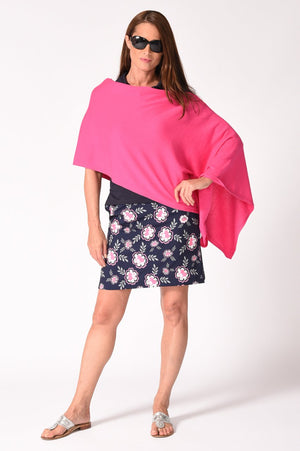 Navy Floral Performance Stretch Skort | Go Fish | Available in 2 Lengths