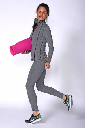 Women's Unexpected Heather Grey Spandex Legging