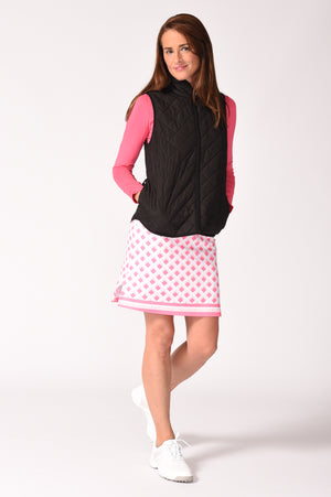 Pull-On Stretch Skort | Tic Tac Toe